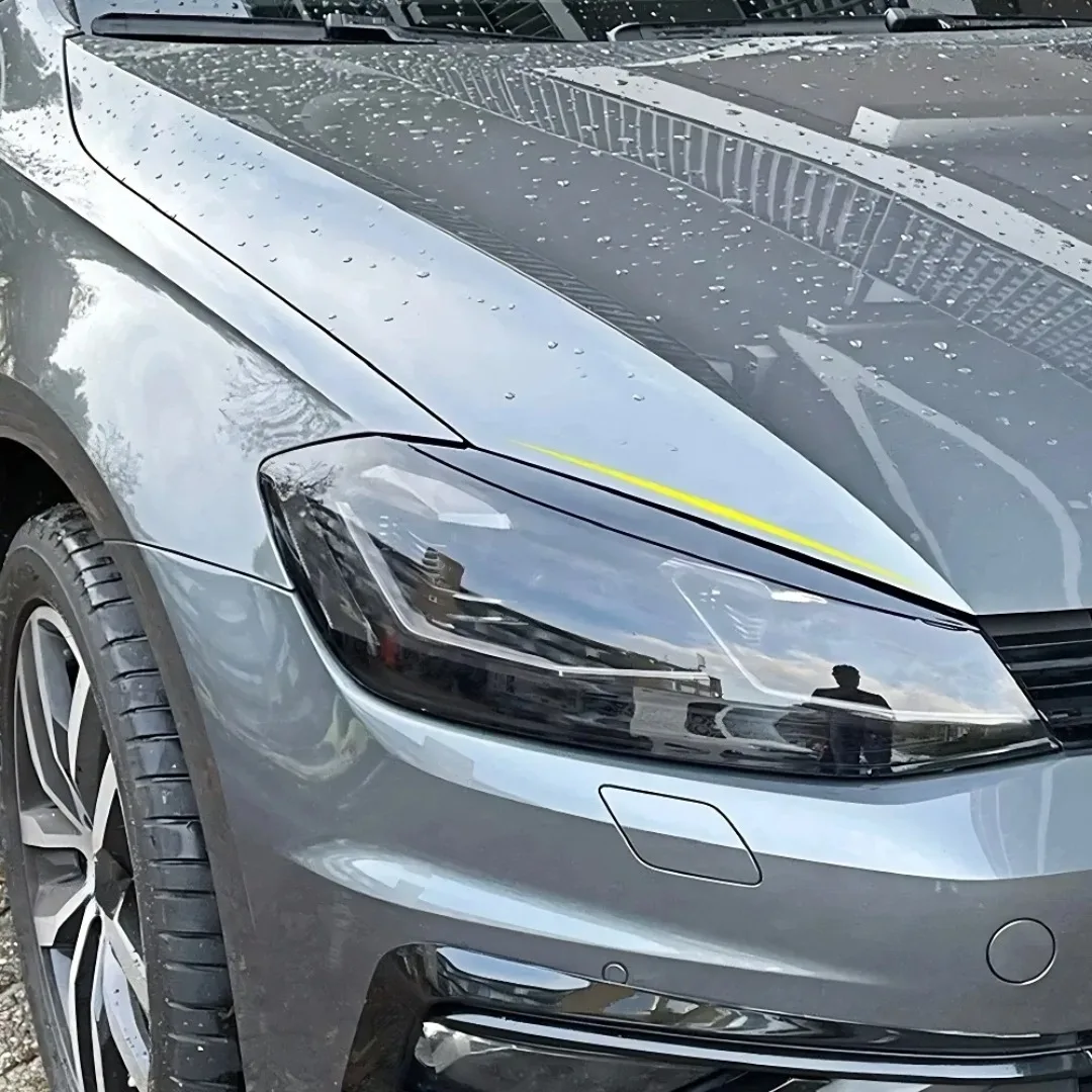 ل Volkswagen Golf 7 VII GTI GTD R MK7 المصباح الحاجب غطاء الجفن الكسوة الخارجي تعديل ضبط الملحقات طقم الجسم #4