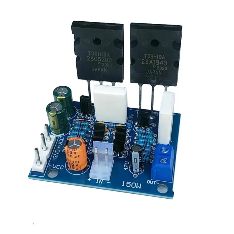 Toshiba 2SC5200 2SA1943หลอด150W Mono Channel Audio Amplifier Board DC 20-45V