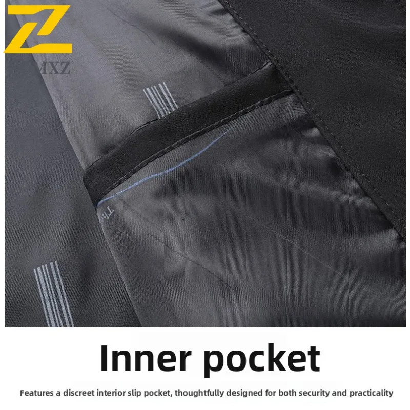 COMXZ городская дорожная мужская куртка с воротником-стойкой, уличная ветрозащитная куртка, повседневный стиль, устойчивая к морщинам, легкая осенняя верхняя одежда