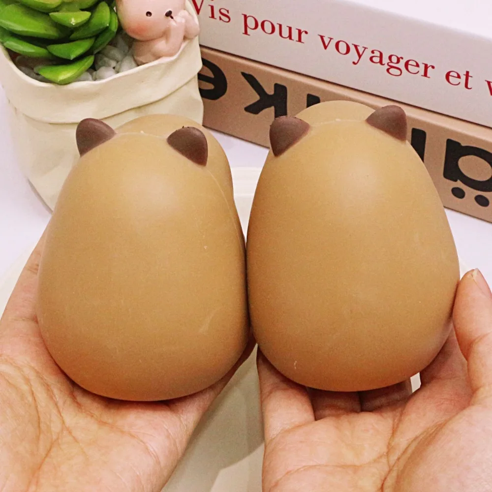 Cartoon Capybara Squeeze Spielzeug Langsam Rebund Stress Relief Dekompression Spielzeug Fingertip Mehl Tiere Zappeln Sensorischen Spielzeug