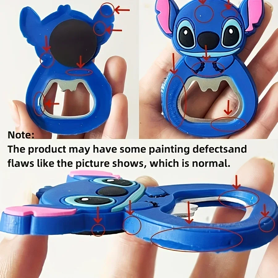 Disney Stitch key chain，funnny bottle opener,Portable Key Accessories，Cute nail clippers，keychain accessories