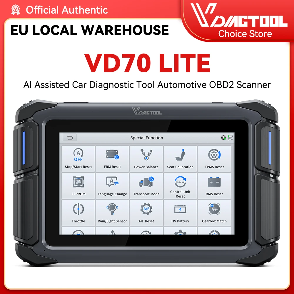 Image of 2026 VDIAGTOOL VD70 LITE OBD2 Scanner Bidirektionales Scan-Tool mit 31+ Reset-Funktionen, 2026 Scanner für Autos, Vollsystem-Scan, CAN FD & DoIP, Kostenlose Aktualisierung