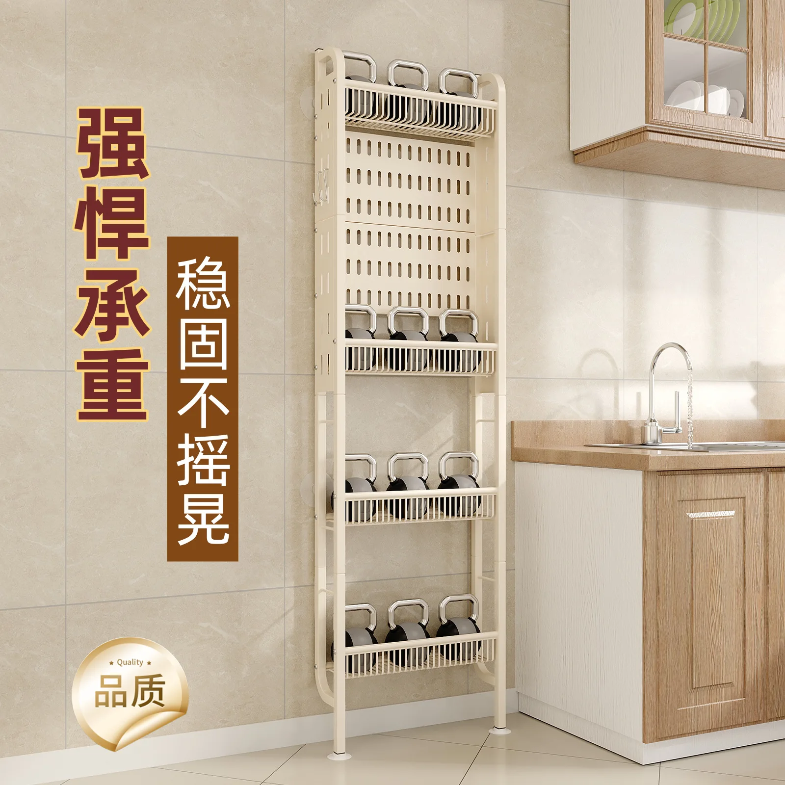 No Drill Over Door Hanging Storage Rack Four Or Five Tier Carbon Steel Organizer Pegboard Hooks Bathroom Kitchen Bedroom