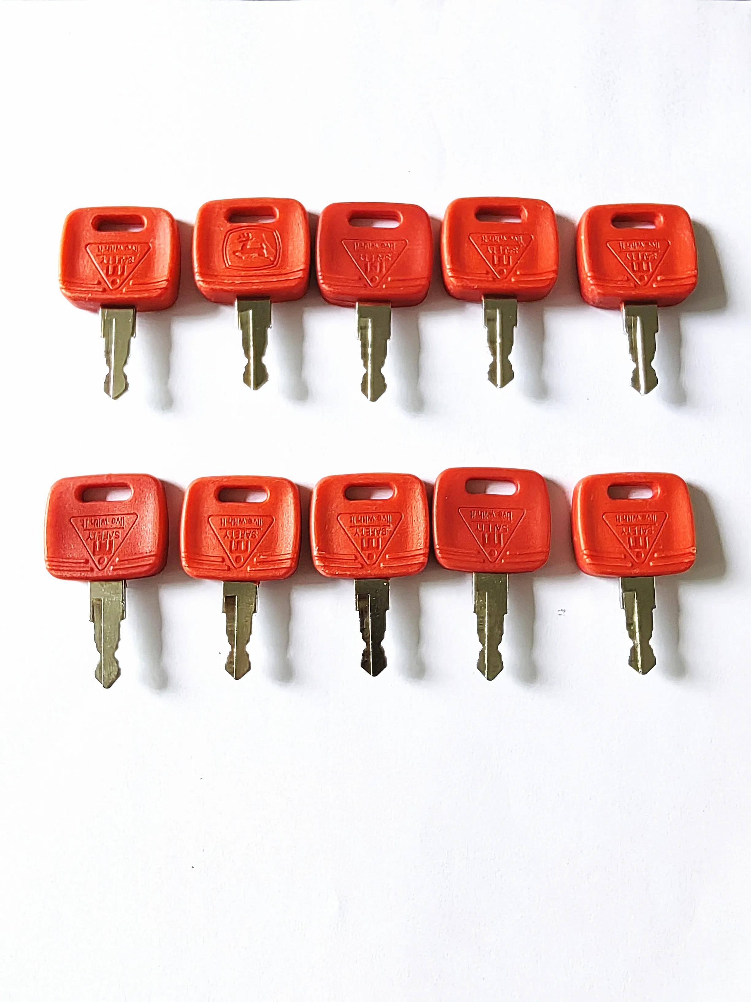 10PCS RE183935  RE43492 RE71557 RE81404 Key For John Deere Tractor 6010 6110 6210 6310 6410 6510 Engine