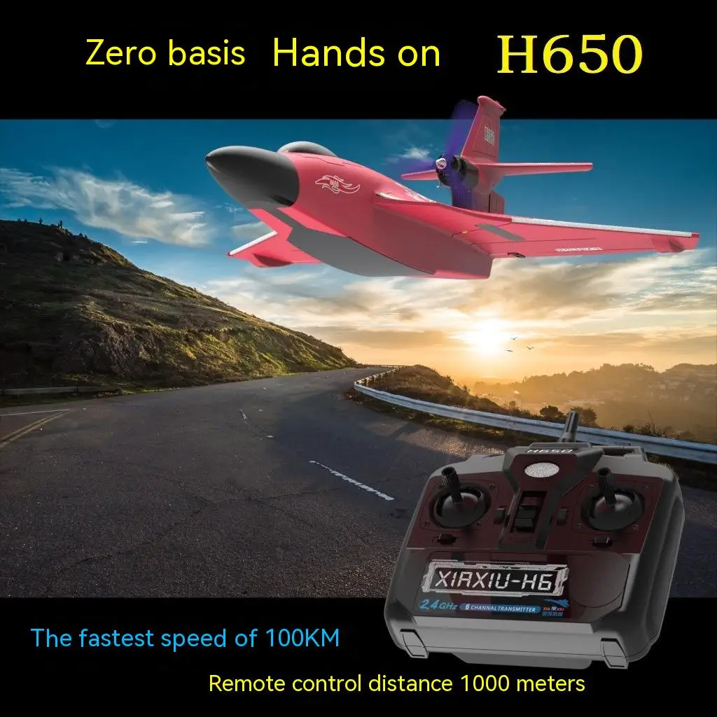 Land Water And Air H650 Fixed Wing Foam Waterproof Aircraft Brushless Motor Remote Control Electric Model Aircraft Toys