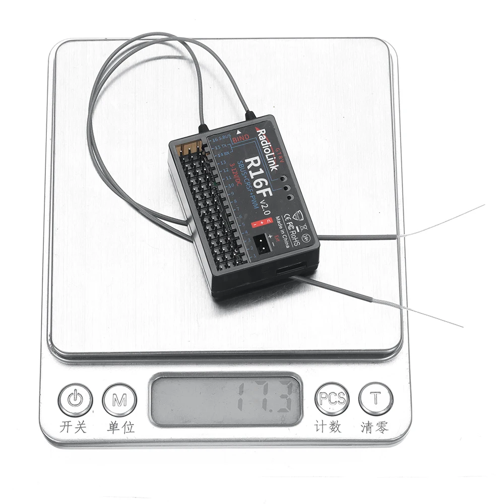 RadioLink R16F 2.4GHz 16CH Receiver Supports SBUS CRSF PWM for T16D/T12D/T8FB/T8S/RC8X/RC6GS V3/RC4GS V3 Radios view 6