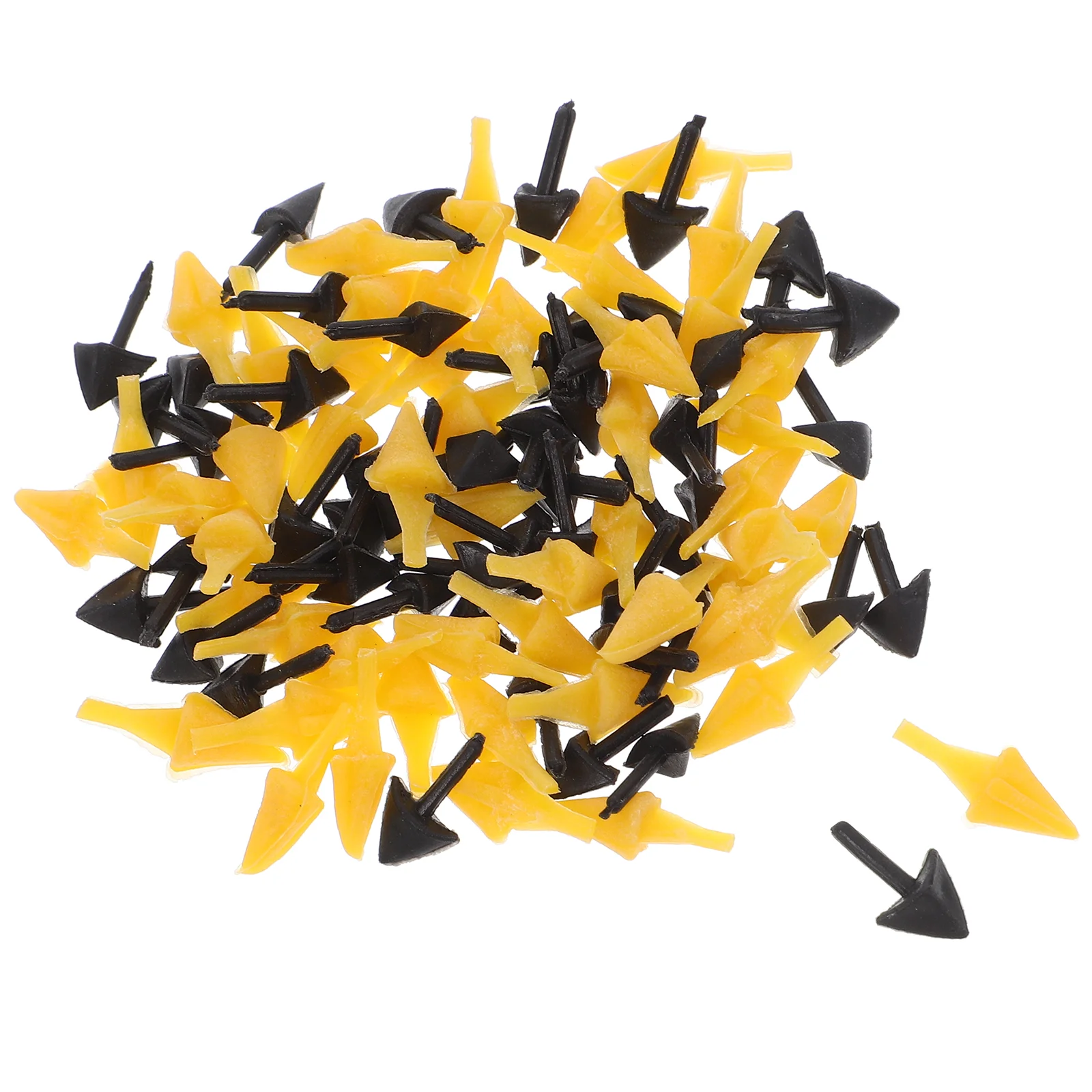 

100 Pcs Beak Accessories Stuffed Animal DIY Supplies Plastic for Toys Bird Accessory Craft Kit