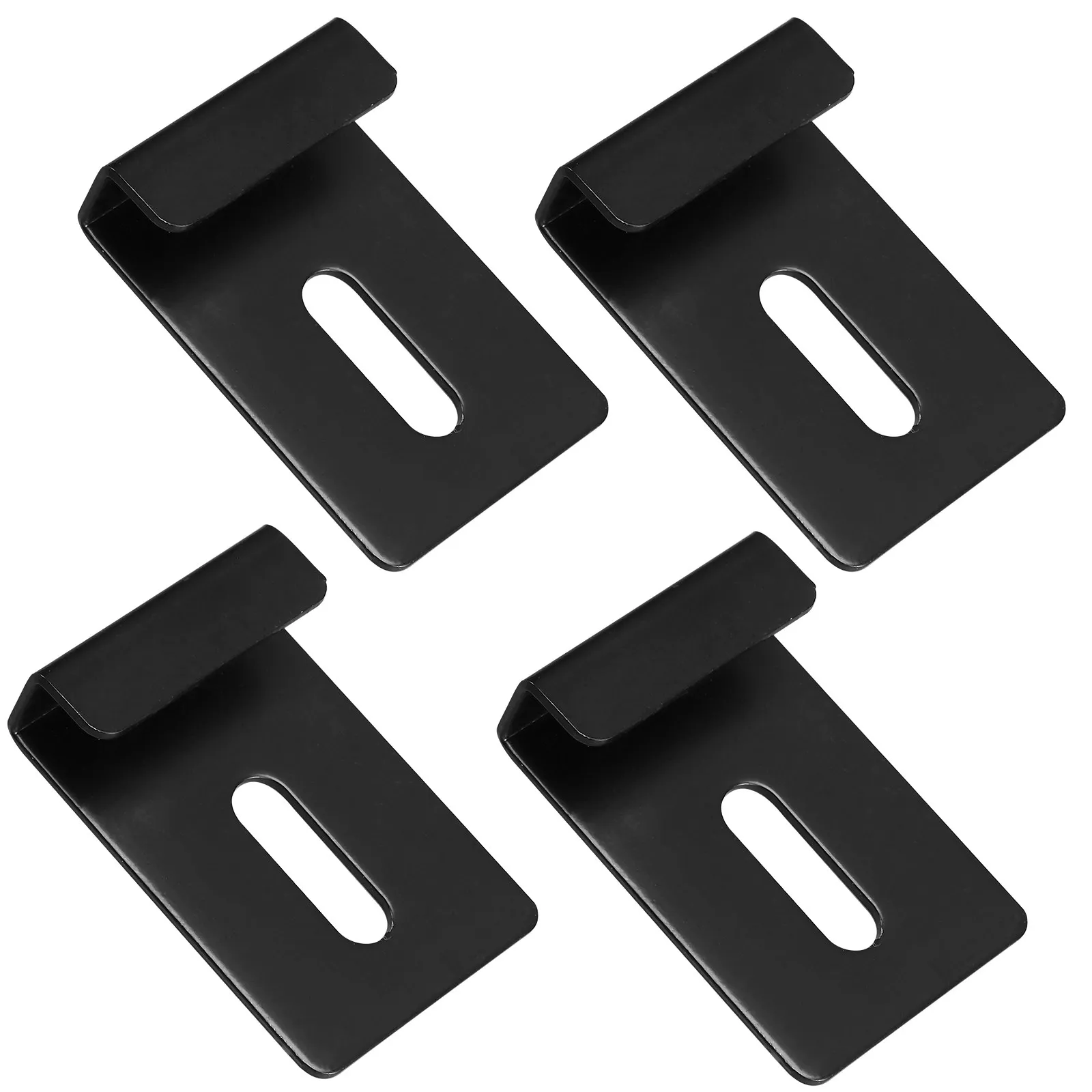 4Pcs Mirror Clips Glass Mounting Wall Holder Clips Stainless Steel Corrosion Resistant Strong Support for Bathroom Kitchen Hotel
