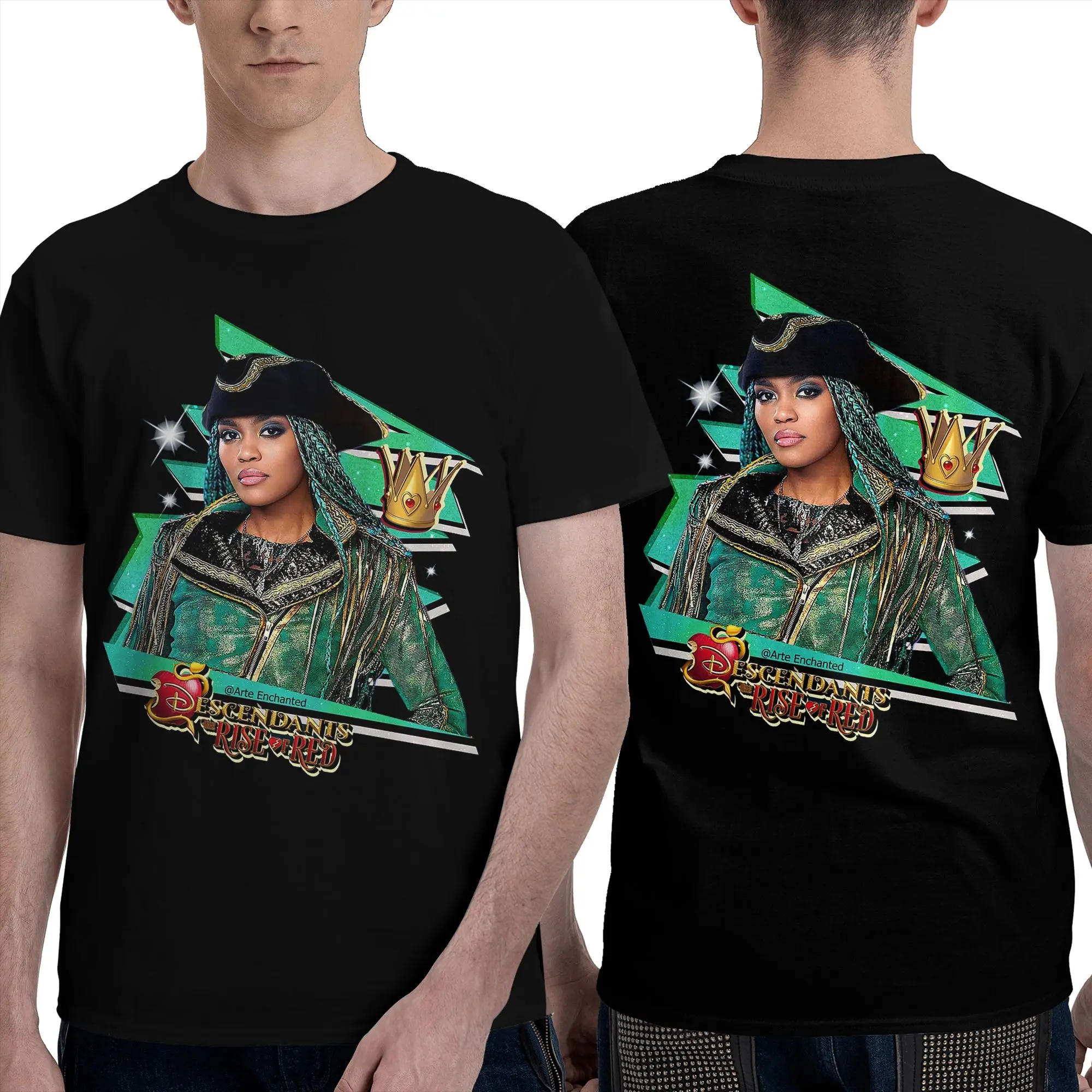 Uma on Descendants 4 The Rise Of Red - China Anne McClain T-Shirt Men's Double Sided T Shirt Men Crew Neck Shirts Tops Oversized