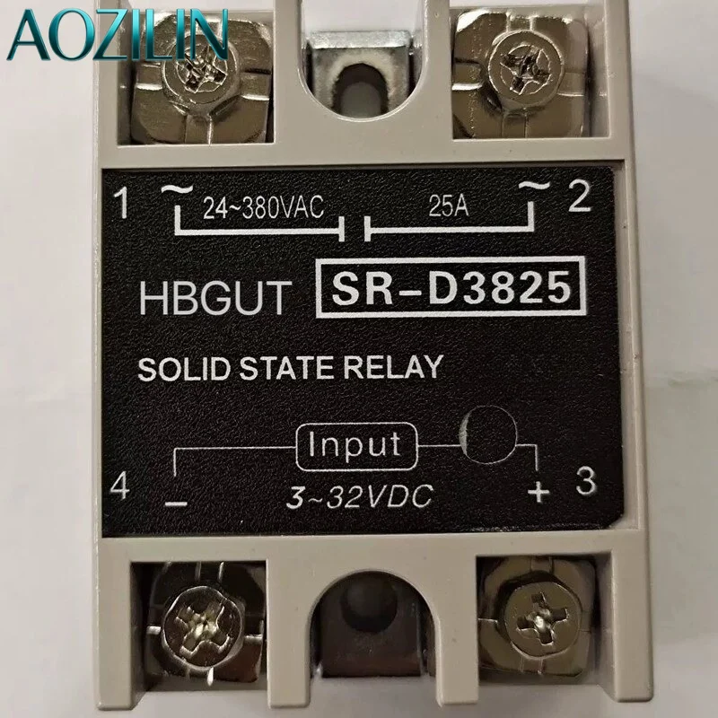 AOZILIN New SSR SR-D3825 SR-D3840 SR-D3860 SR-D3880 D4840 Solid State Relay DC-AC 25A 40A 60A 80A