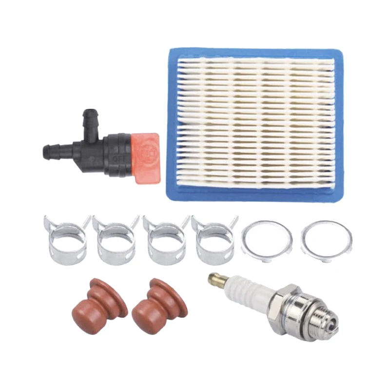 640020C 36046 Carburetor Spark Plug Air Filter Fuel Line Kit 640020A 640020B Fit for Tecumseh VLV50 VLV55 VLV60 VLV66 VLV126