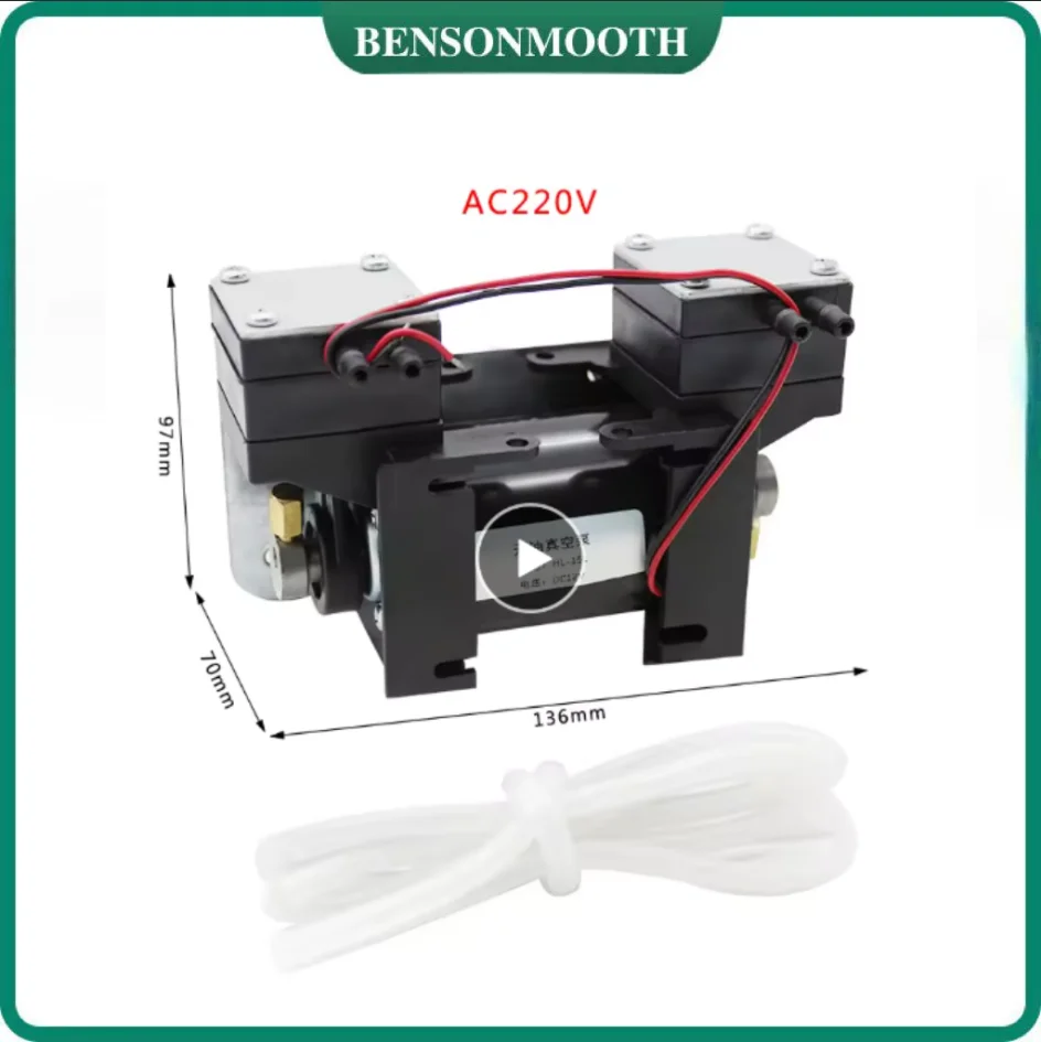 High Positive Negative Pressure Vacuum Pump Large Beauty Instrument Mute Double Head