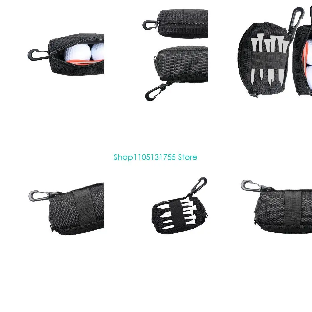 

K0EF Convenient Golf Accessory Waist Pack With Strong Clip And Zippered Compartment for Running Errands Adventures