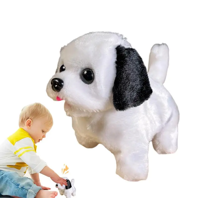 

Barking Dog Toys For Kids Walking Dog Cat Toy Figures Barking Dog Companion Animal Electric Pets Battery Operated Tail Wagging