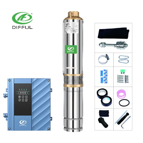 

2.2 Kw 3hp Submersible Water Pump High Head 100 Meter Deep Well Water Pump