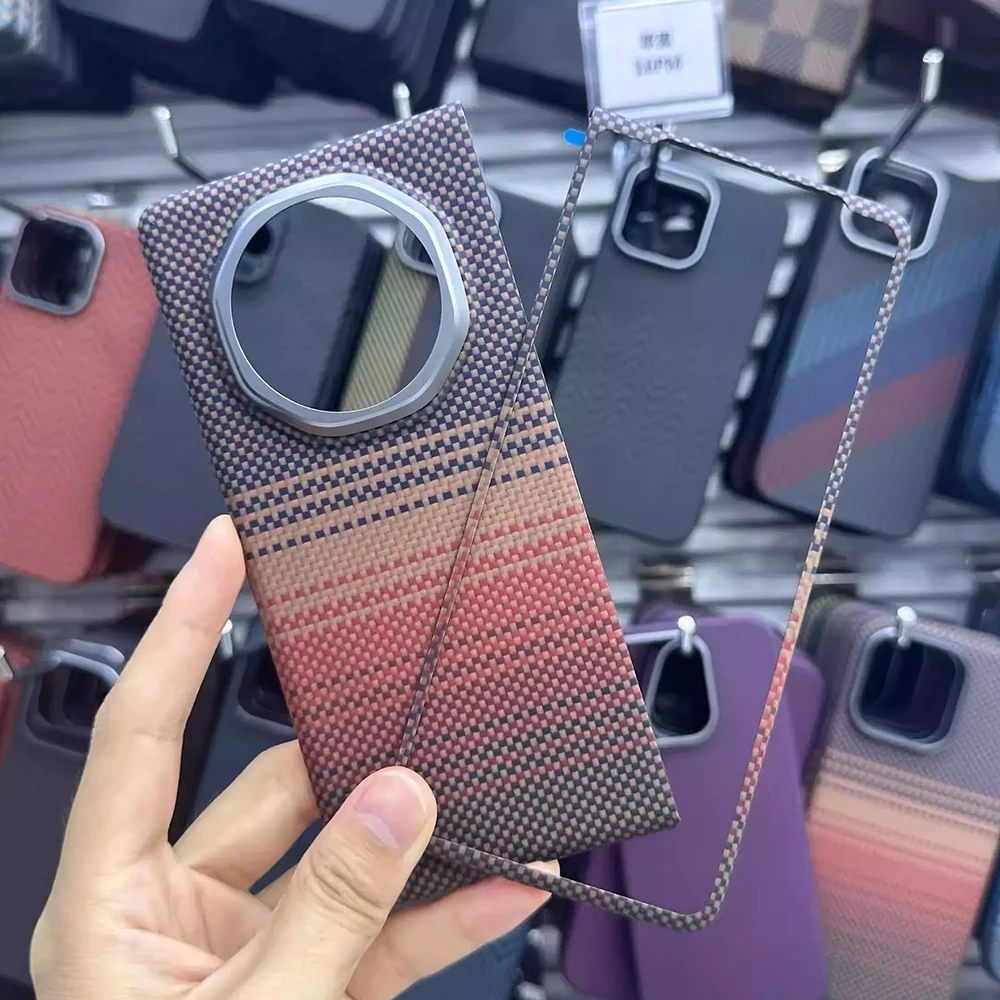 

For Honor Magic V3 Magsafe Case Magnetic 600D Real Aramid Carbon Fiber Phone Case for Honor Magic V3 Case Capa