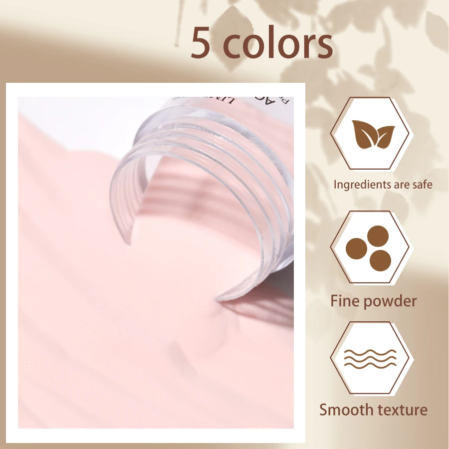 クリスタル液体とアクリルパウダーセット Lnclude ピンクホワイト透明アクリルパウダーキット適切な初心者ネイルキット