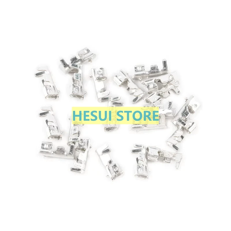 100 PCS ZH-T/ Terminal ZH1.5 Connector Rubber shell terminal 1.5mm spacing connector Cold-pressed terminal connector reed