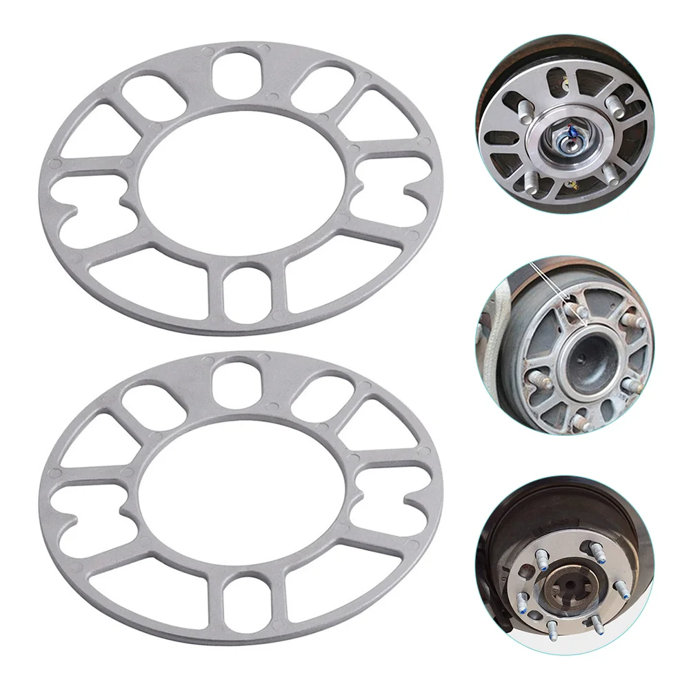 

2 Pcs Vehicle Wheel Spacers Universal Design Aluminum Alloy Car Hub Spacer for Car Modification