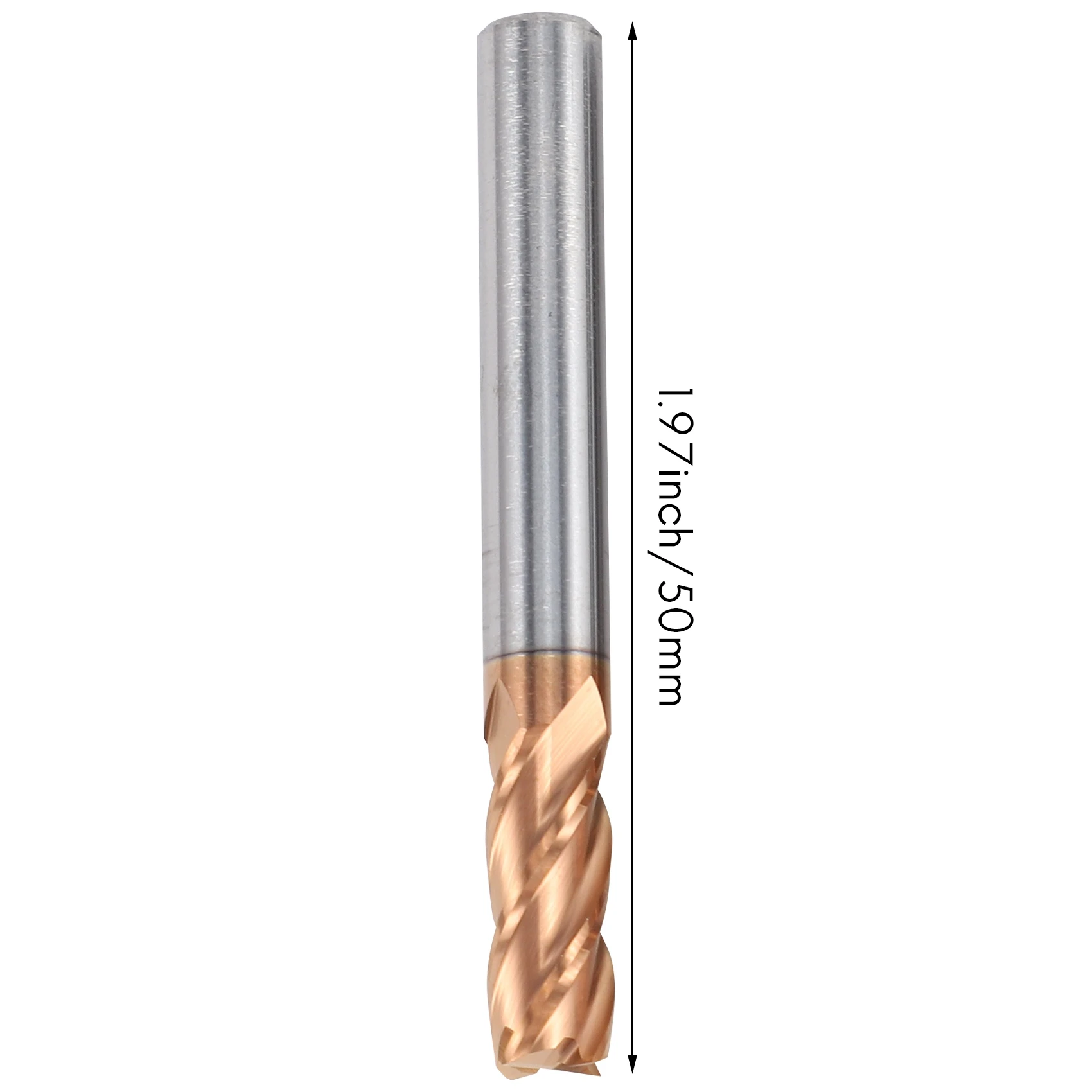 

ABAH-5PCS 6Mm 4 Flute Carbide Endmills CNC Milling Cutter Milling Slotting Profiling Face Mill Spiral Bits