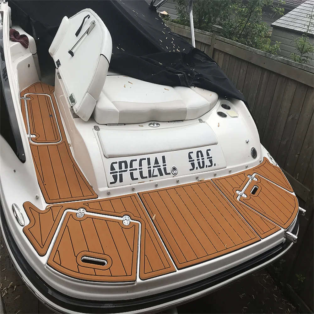 

2007 Rinker Cuddy Captiva 246CC Платформа для плавания Кокпит Лодка EVA Пена Напольный коврик Seadek Gatorstep Стиль Самоклеящийся V493 L2G5