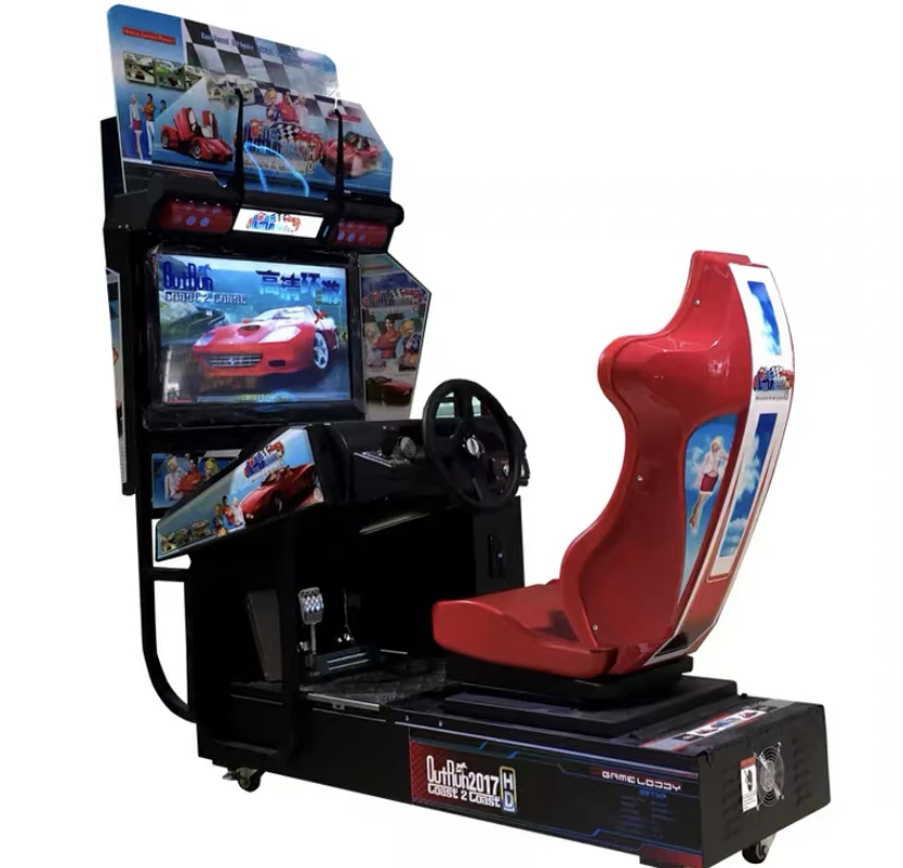 High Quality Low Price Electronic Video Coin Operated Car Racing Arcade Car Race Game Hor Sale