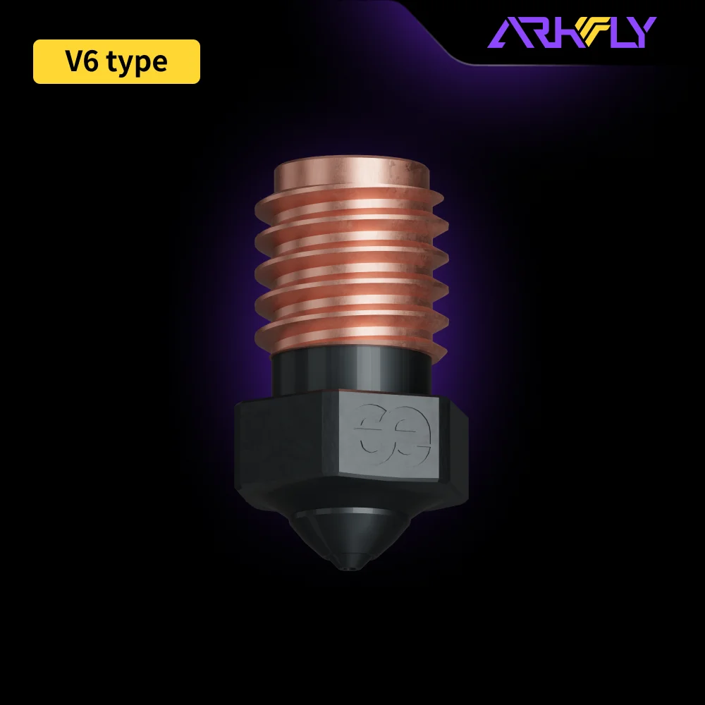 Phaetus Arkfly voor QIDI Plus4 Hotend 3D-printer Conch M6 Hotend Hoge Kwaliteit met Endcoat Nozzle voor QIDI Plus4 Verwijderbare Nozzle