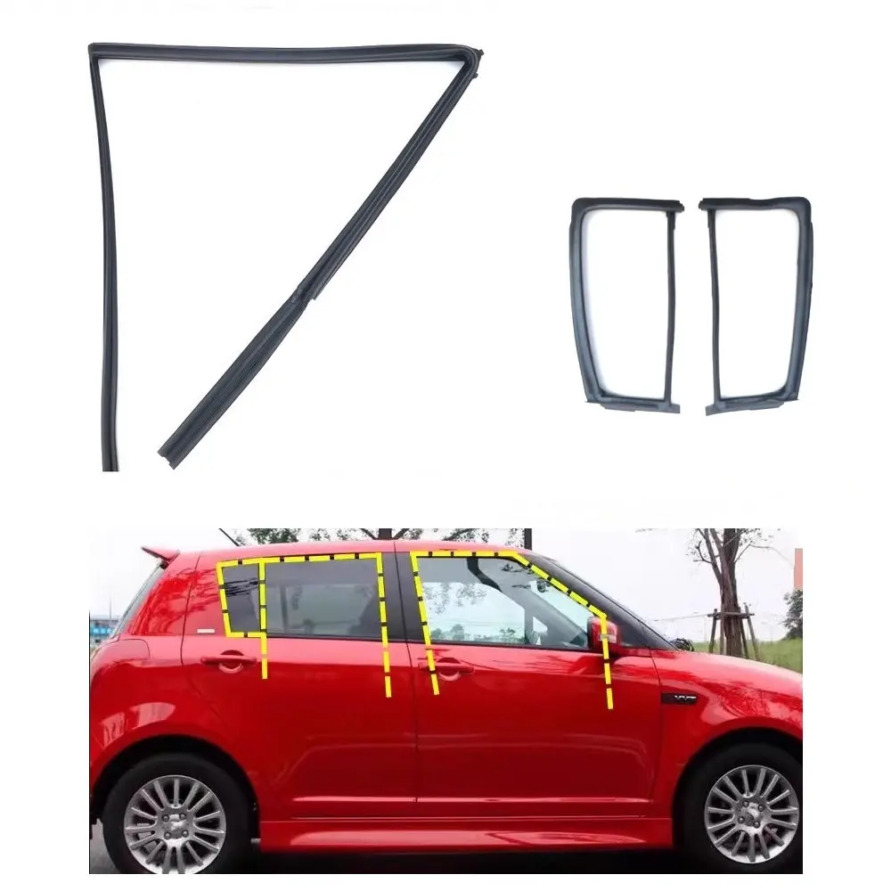 Adapted for Suzuki Swift Window glass mud groove Door guide rail lifting strip triangular window