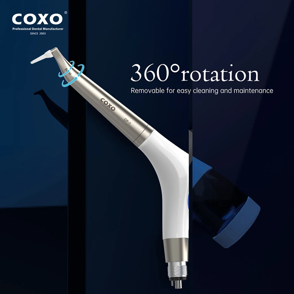 COXO CP-1 Air Flow Prophy Jet Dental Air Polierer Zahnaufhellung Werkzeug 2 Löcher 4 Löcher Zahnmedizin Zähne Polieren Hohe Effizienz – Detail 6