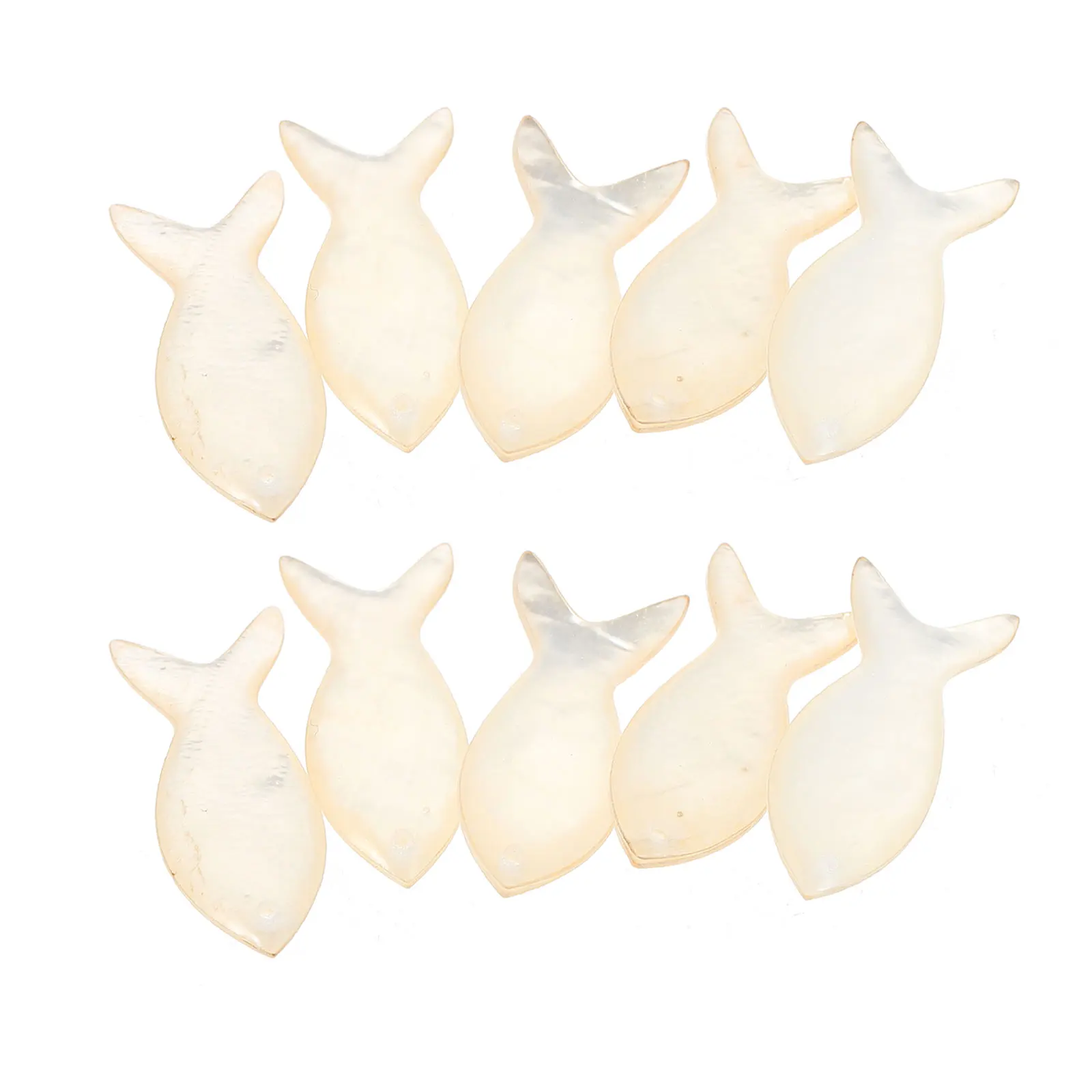 

10 Pcs Shape Shell Pendants for DIY Necklace Necklace Pendants Earrings Charms Crafting Fashion Jewelry Accessories Parts