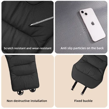 適用於福斯高爾夫5/6/8 GTI Mk6/7 R7的汽車前座椅透氣坐墊保護套,分離式單人座椅後排套裝 10 最佳銷售 高爾夫mk7汽車座椅套 - №10