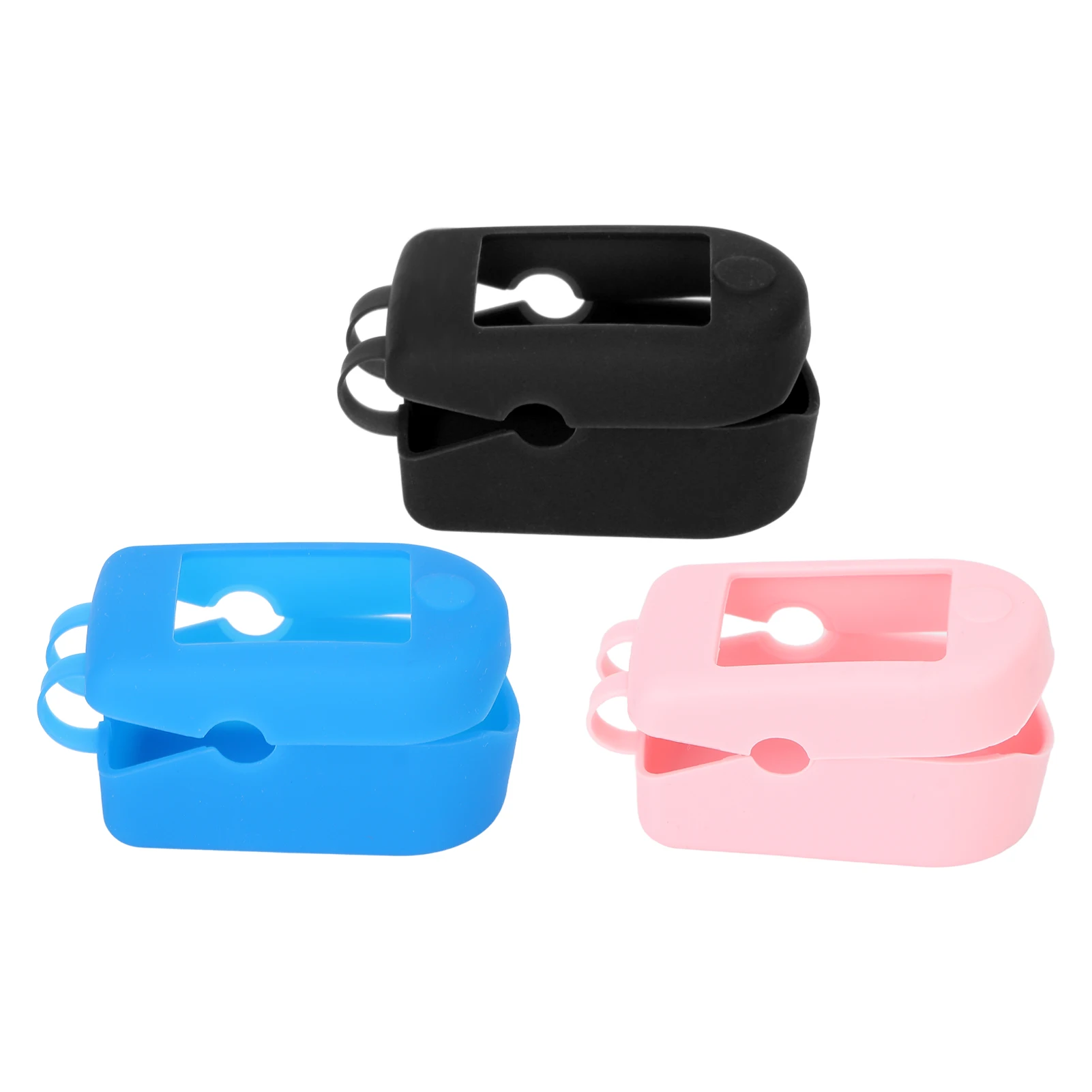 Household Oximeter Protective Case Cover Silicone Portable Fingertip Monitor Oxygen Saturation Protection Bracket Health Care