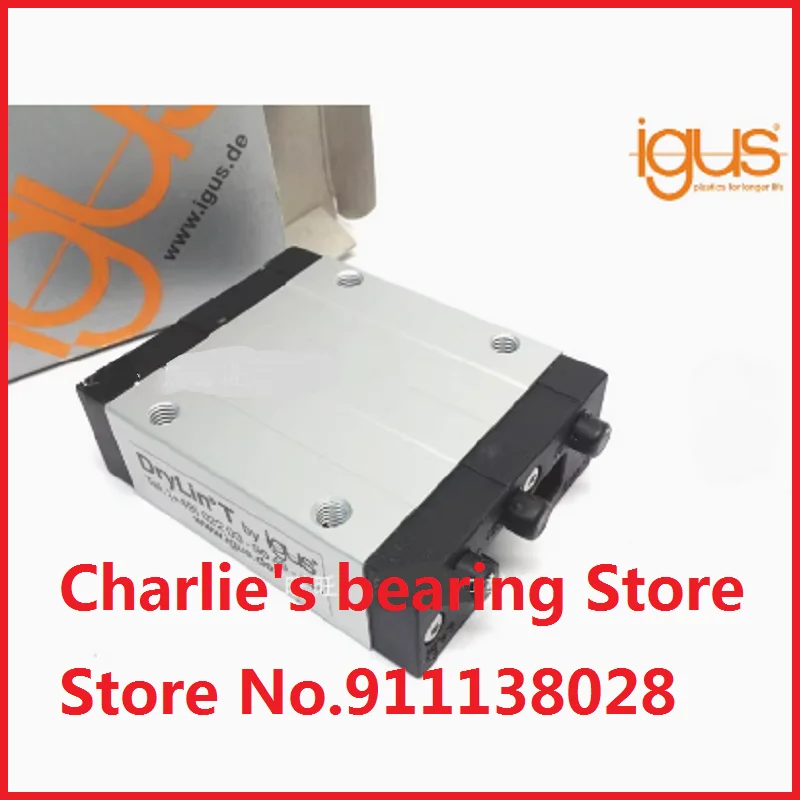 1set 100% brand new original genuine igus brand linear sliding guide DryLinT TW-01-15 match with 220mm length rail