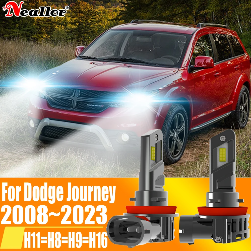 2x hb3 9005 led farol canbu lâmpada do carro de alta potência 6000k xenon luz branca moto diodo lâmpada 12v 55w para dodge path 2008 ~ 2023