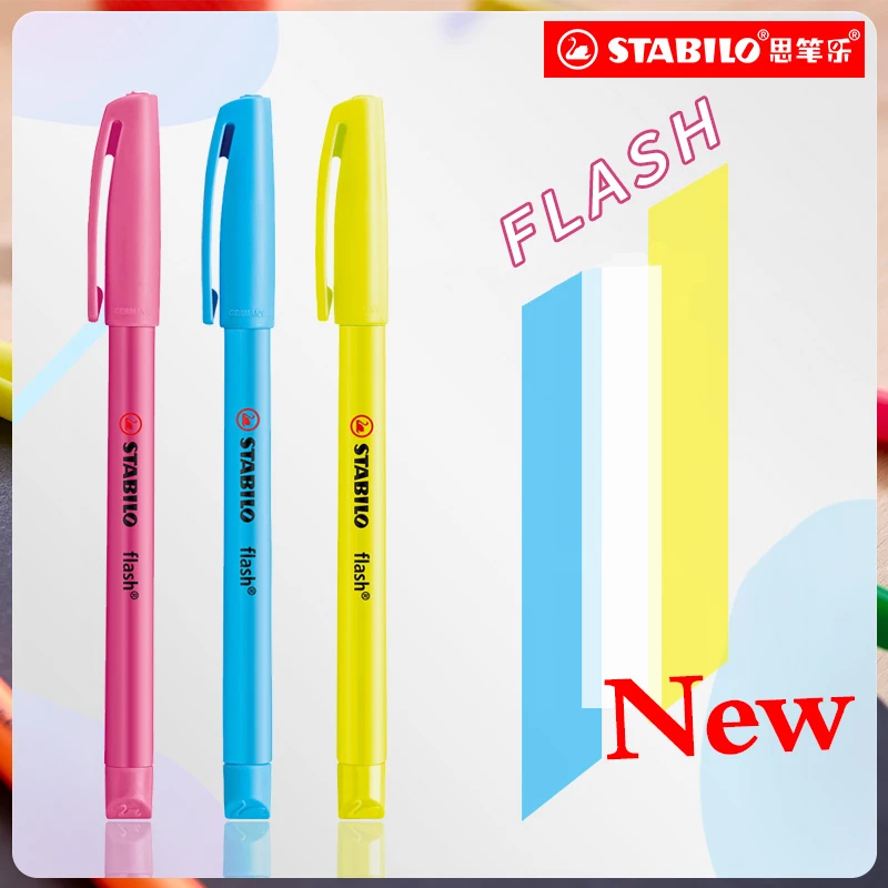 Imagem -06 - Stabilo Highlighter Estudante Livro Fluorescente Marcadores Marcadores Marcadores Canetas Marcador de Arte Artigos de Papelaria Kawaii Material Escolar Peças Novo