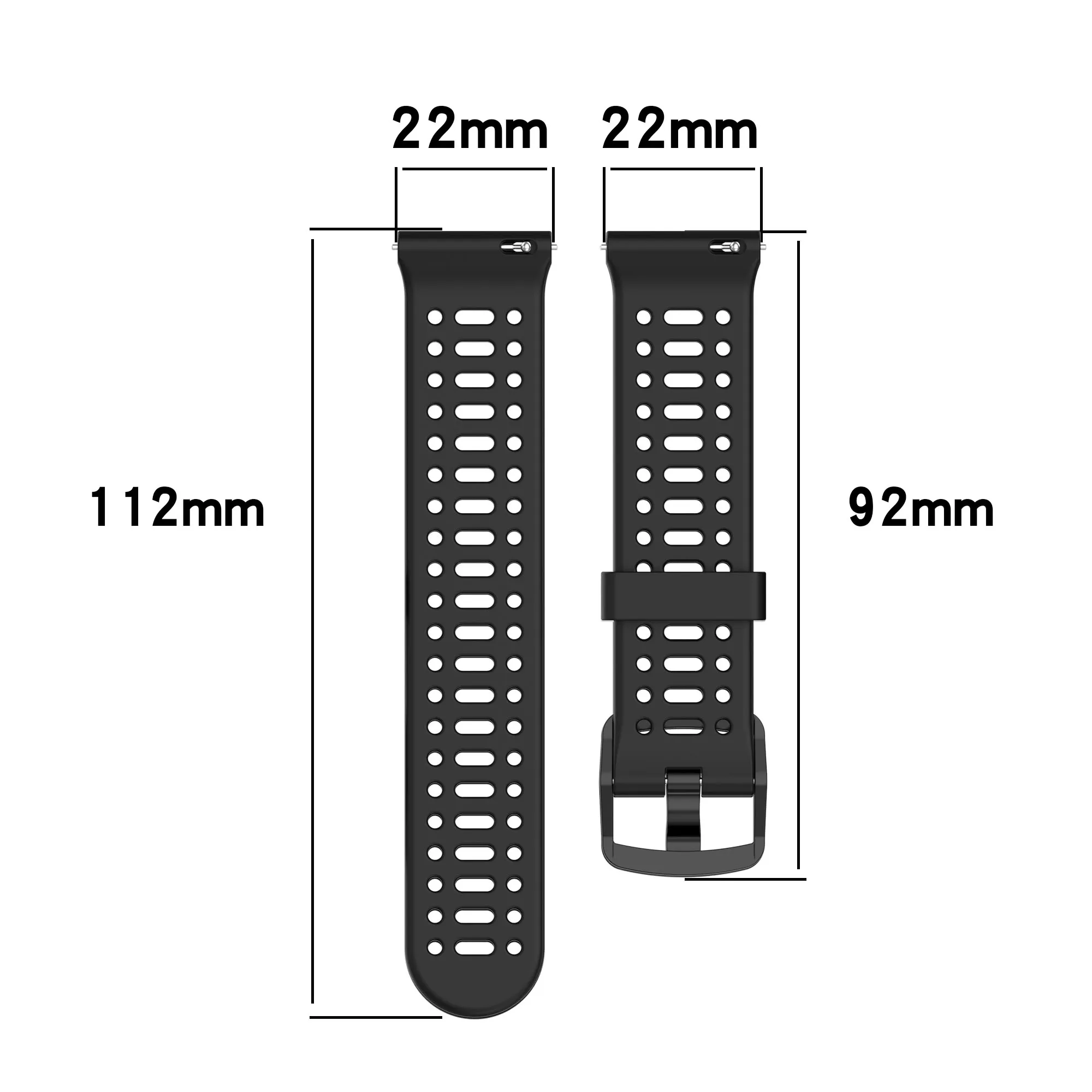 Silicone 22mm WatchBand Strap For OPPO Watch Sport X X2 4 Pro Smartwatch Replacement Wristband For OnePlus Watch 2 2R 3 Bracelet