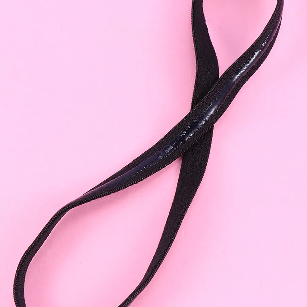 

4Pcs Non-Slip Elastic Sports Headbands Black Grey Comfortable Hairbands Outdoor Running Workout Hair Wraps Silicone Hair Bands