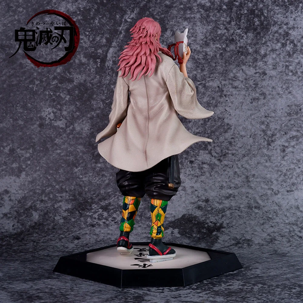 27cm Demon Slayer Anime Figure Sabito Gk Cheng Figurine Standing Posture Pvc Collection Decoration Action Figures Toys Kid Gift