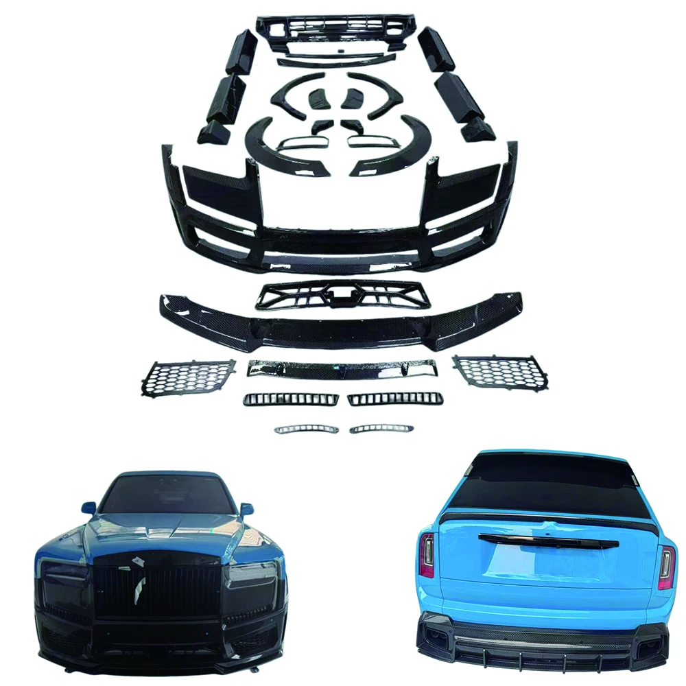 Complete OEM Facelift Conversion & Custom BuildFor Cullinan 2018-2024 Upade To 2025 Style 1016 Style Carbon Fiber Body Kit Extr