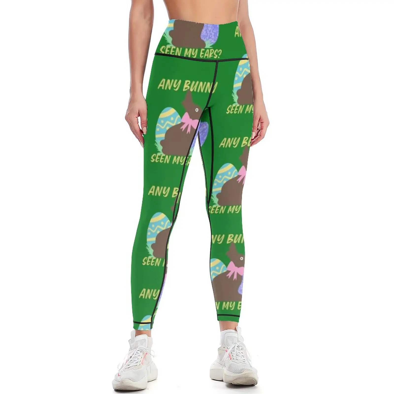

Funny Earless Chocolate Easter Bunny Leggings push up legging sports for Women's push up Leginsy push up Womens Leggings