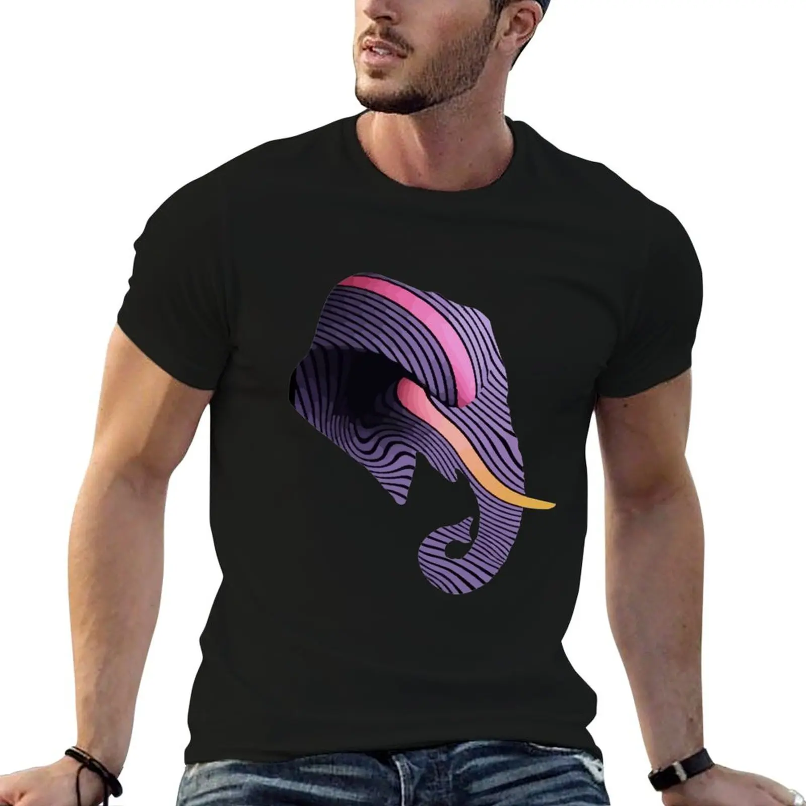 Tame Impala Currents Elephant T-Shirt Casual Work Wear T-Shirt
