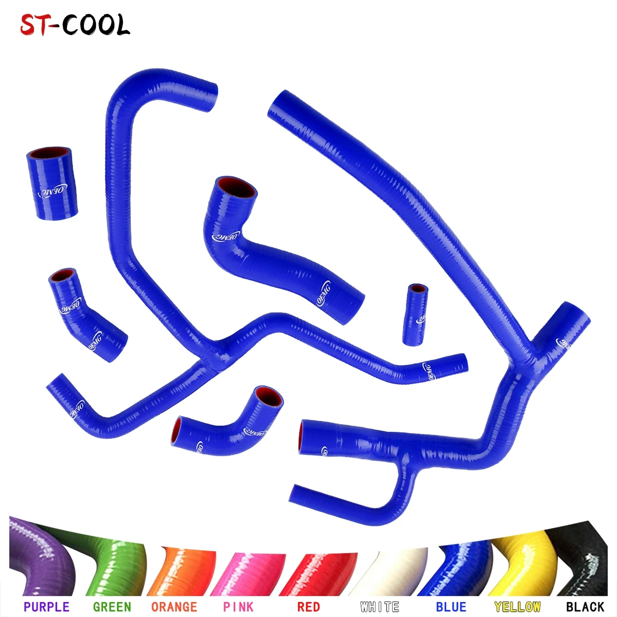 For Land Rover Discovery 2 TD5 2.5L 1999-2004 / Nissan Silvia S13 S14 S15 180SX 200SX SR20DET Radiator Silicone Hoses Kit 7Pcs