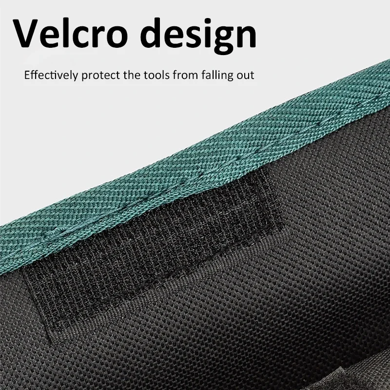 Multifunctional Roll Up Tool Bags Portable Pouch Bag for Drill Bits Screwdriver Bit Canvas Storage Bag Toolkit Electrician Tools