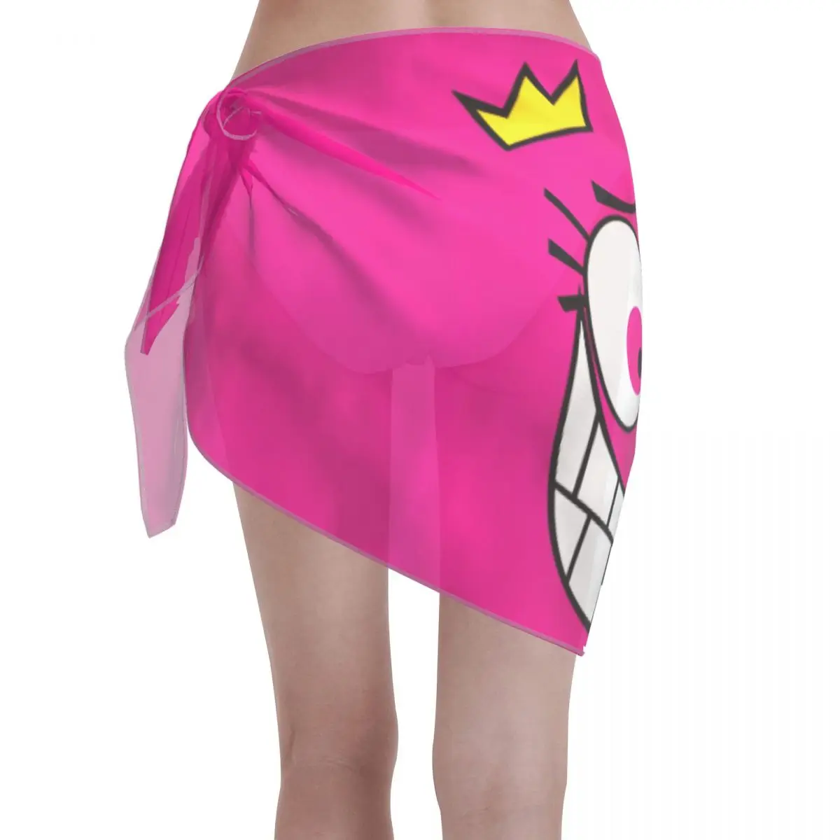 Sarongs courts personnalisés The Fairly Oddparents, enveloppe de plage, imprimé en 3D, classique pour maillots de bain, robe portefeuille pour Bikini, Cover-up pour maillot de bain