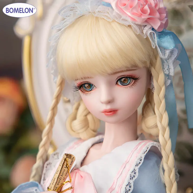 Handmade 1/3 Bjd Doll Full Set 60cm Sweet Lolita Girl Princess Dolls Collection Ball Jointed Large Doll