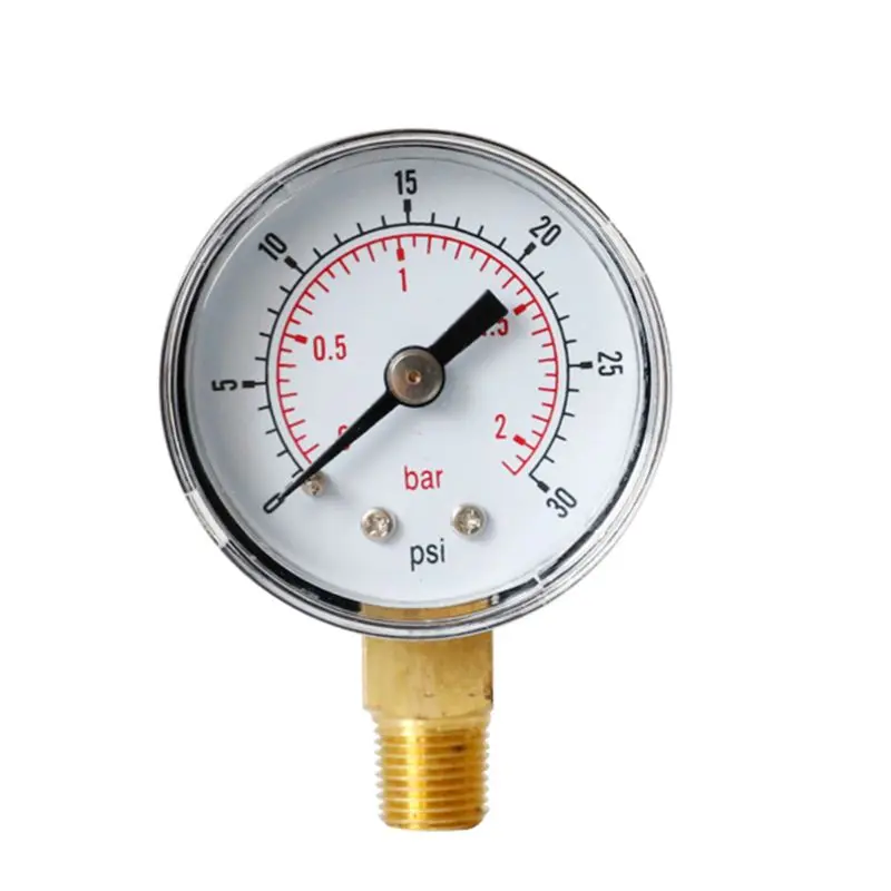 40mm Dual Scale Face Pressure Gauge 1/8\