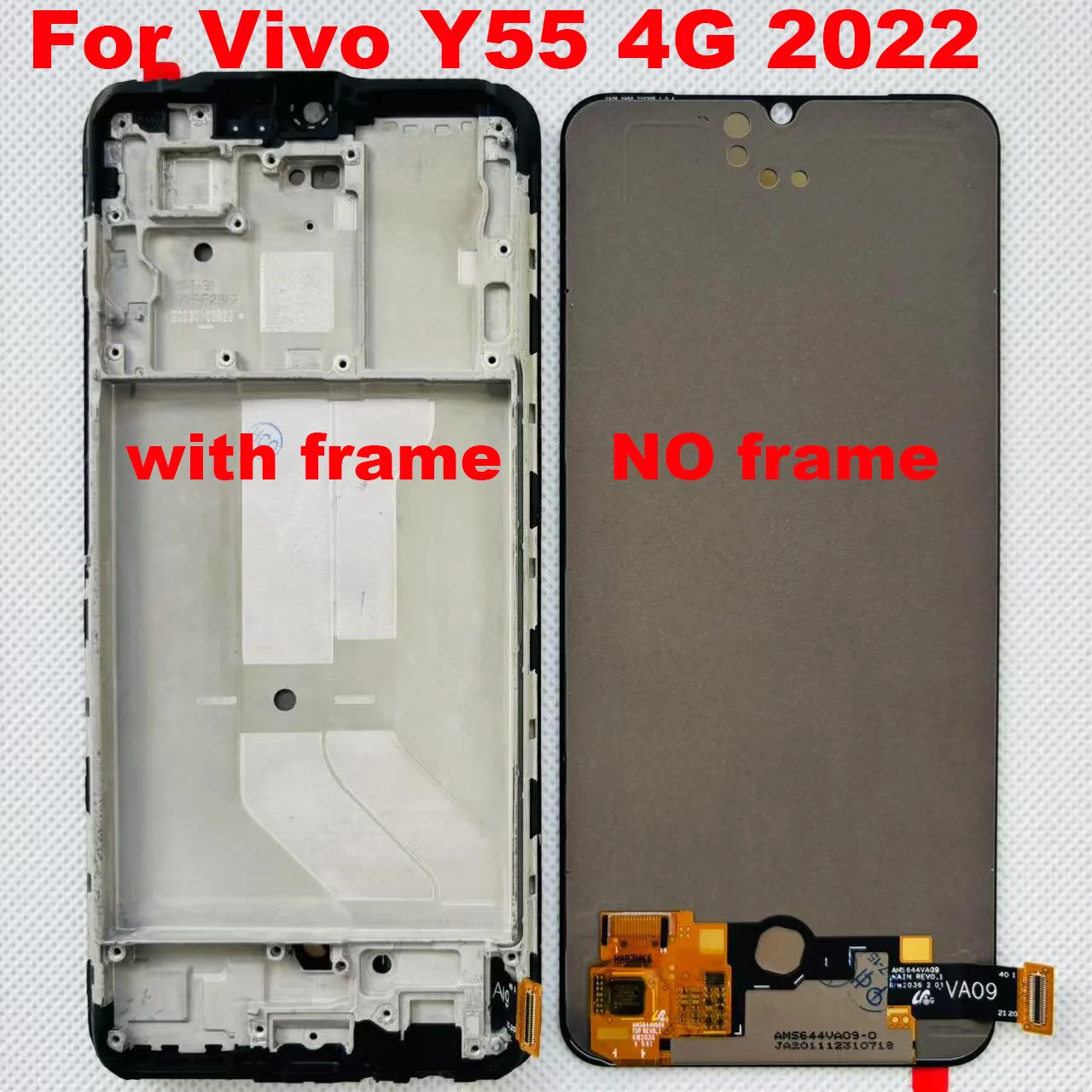 original-amoled-644''for-vivo-y55-4g-lcd-display-screen-touch-panel-digitizer-for-vivo-y55-4g-2022-lcd-display-with-frame
