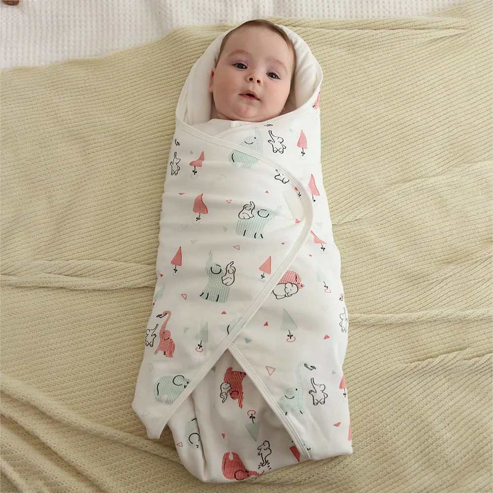 0-3 Monate Neugeborene Wickel wickel Baby Kokon Kopf Schutz 100% Baumwolle Schwitzen atmungsaktive Neugeborene Empfangs decken