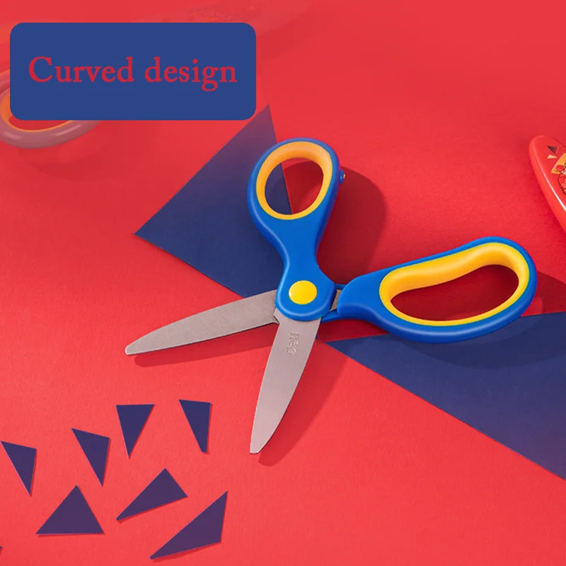 Deli 68353 liga da justiça escola tesoura bonito diy diário decoração scissor mão artesanato papel crianças estudante papelaria