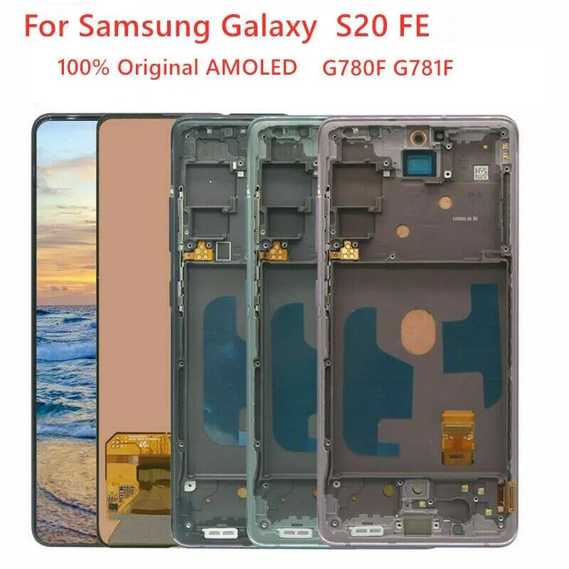 

Для Samsung Galaxy S20 Fan Edition G780F G781F S20 FE 5G S20 Lite ЖК-дисплей с сенсорным экраном ditigitizer